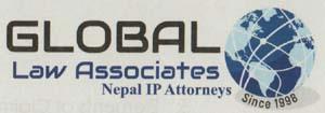 GLOBAL LAW ASSOCIATES (and logo) trademark logo