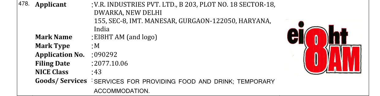 Original bulletin entry for EI8HT AM (and logo)