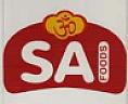 OM SAI FOODS (and logo) trademark logo