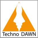 TECHNO DAWN (and logo) trademark logo