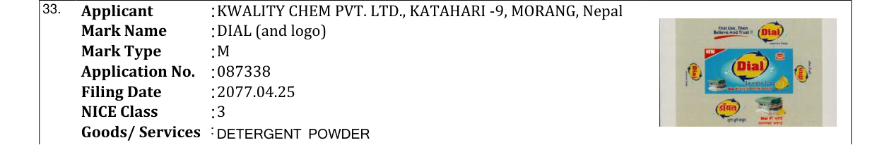 Original bulletin entry for DIAL (and logo)