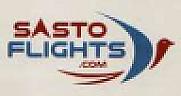 SASTO FLIGHTS.COM (and logo) trademark logo