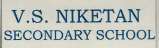 V.S. NIKETAN SECONDARY SCHOOL (and logo) trademark logo