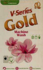 V-SERIES GOLD MACHINE WASH (and logo) trademark logo