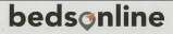 BEDSONLINE (and logo) trademark logo