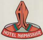 HOTEL NAMASKAR (and logo) trademark logo