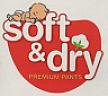 SOFT & DRY (and logo) trademark logo