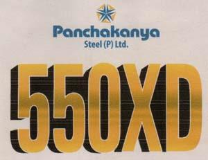 PANCHAKANYA 550XD (and logo) trademark logo