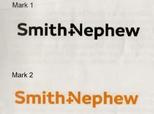 Smith+Nephew (and logo) trademark logo