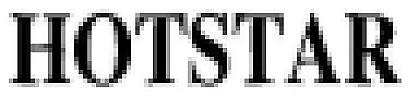 HOTSTAR (and logo) trademark logo