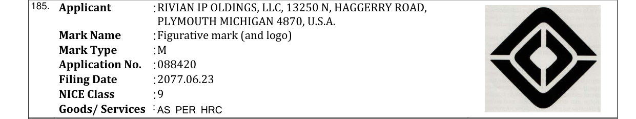 Original bulletin entry for Figurative mark (and logo)