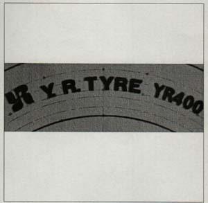 Y.R. TYRE YR400 (and logo) trademark logo