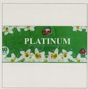 PLATINUM (and logo) trademark logo