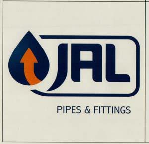 JAL PIPES & FITTINGS (and logo) trademark logo
