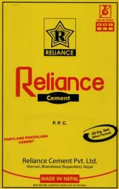 RELIANCE SUPER SHAKTI CEMENT P.P.C. (and logo) trademark logo