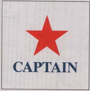 CAPTAIN (and logo) trademark logo