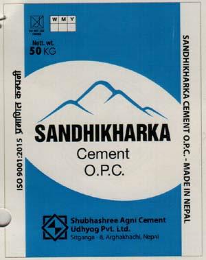 SANDHIKHARKA O. P. C. (and logo) trademark logo