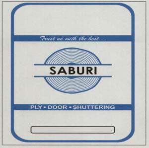 SABURI (and logo) trademark logo