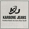 KJ KARBONE JEANS (and logo) trademark logo