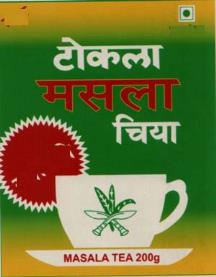 TOKLA MASALA CHIYA (and logo) trademark logo