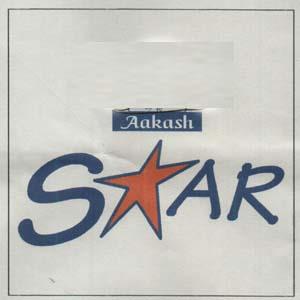 AAKASH STAR (and logo) trademark logo