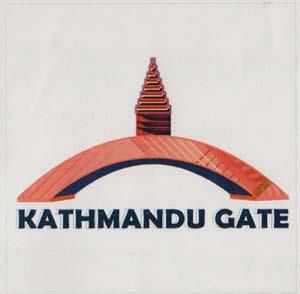 KATHMANDU GATE (and logo) trademark logo