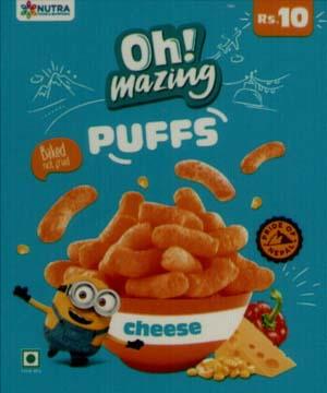 OH ! MAZING PUFFS (and logo) trademark logo