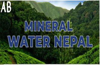 AB MINERAL WATER NEPAL (and logo) trademark logo