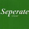 SEPERATE CLEAR (and logo) trademark logo