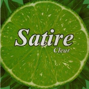 SATIRE CLEAR (and logo) trademark logo