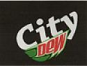 CITY DEW (and logo) trademark logo
