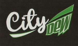 CITY DEW (and logo) trademark logo
