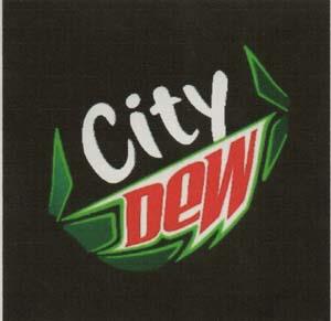 CITY DEW (and logo) trademark logo