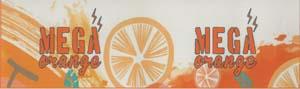 MEGA ORANGE (and logo) trademark logo
