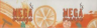MEGA ORANGE (and logo) trademark logo