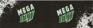 MEGA DEW (and logo) trademark logo