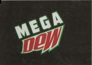MEGA DEW (and logo) trademark logo