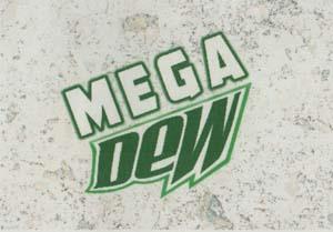 MEGA DEW (and logo) trademark logo