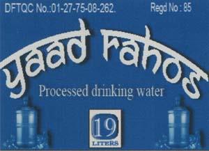 YAAD RAHOS (and logo) trademark logo