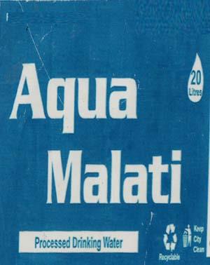 AQUA MALATI (and logo) trademark logo