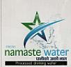 FRESH NAMASTE WATER (and logo) trademark logo