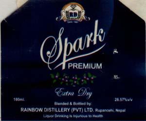 SPARK PREMIUM (and logo) trademark logo