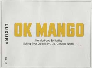 OK MANGO (and logo) trademark logo