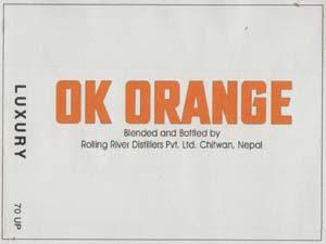 OK ORANGE (and logo) trademark logo