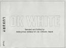 OK WHITE (and logo) trademark logo