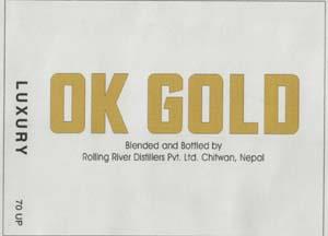 OK GOLD (and logo) trademark logo