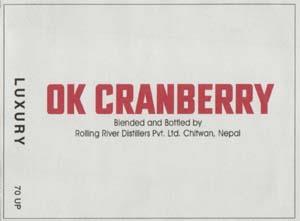 OK CRANBERRY (and logo) trademark logo