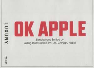OK APPLE (and logo) trademark logo