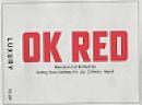 OK RED (and logo) trademark logo