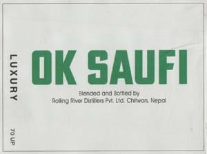 OK SAUFI (and logo) trademark logo
